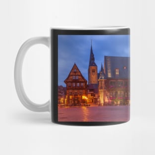 Town hall, Quedlinburg, Harz, Saxony-Anhalt, Germany Mug